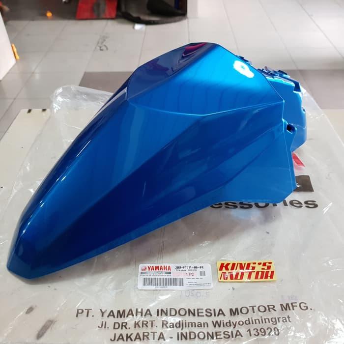 SPAKBOR DEPAN XRIDE X RIDE BIRU BLUE MC ASLI YAMAHA