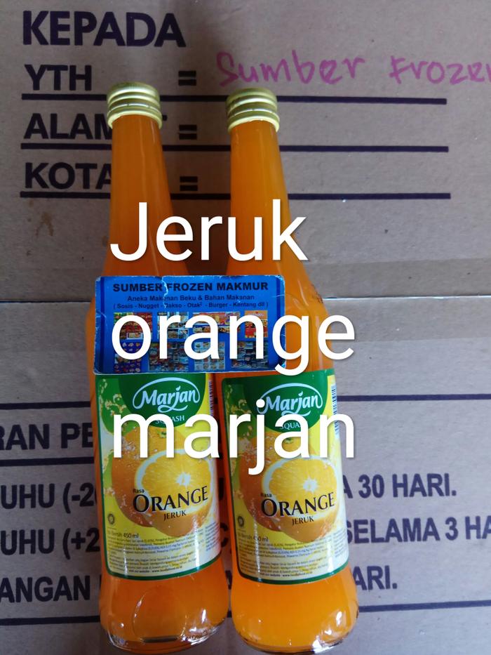 PROMO Sirup jeruk orange marjan sumber frozen makmur TERLARIS
