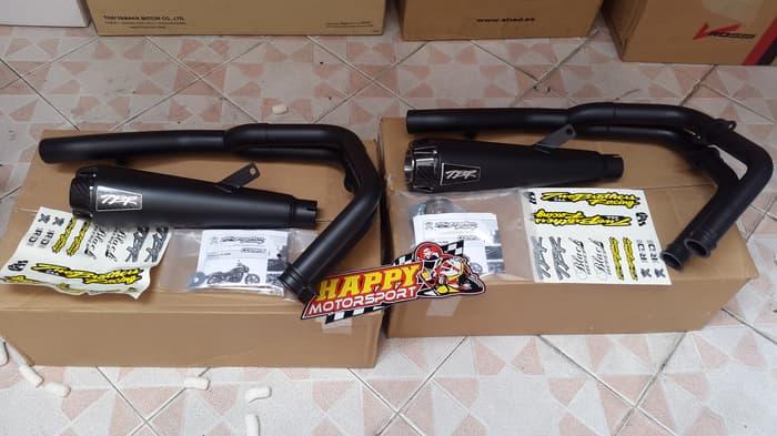 Knalpot two brothers USA black silver series FS ori Vul
