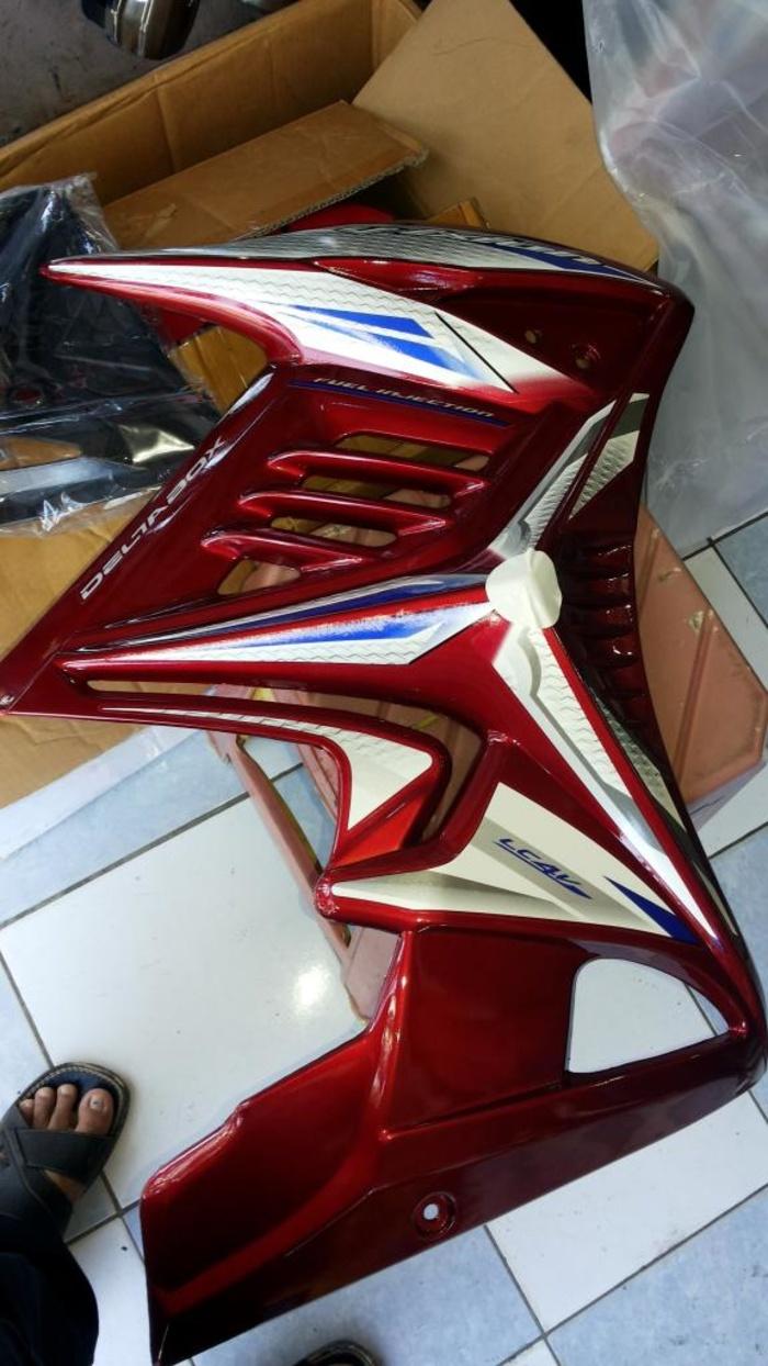 Half Fairing HF Sayap Samping New Vixion NVL Monster + Sen Aksesoris