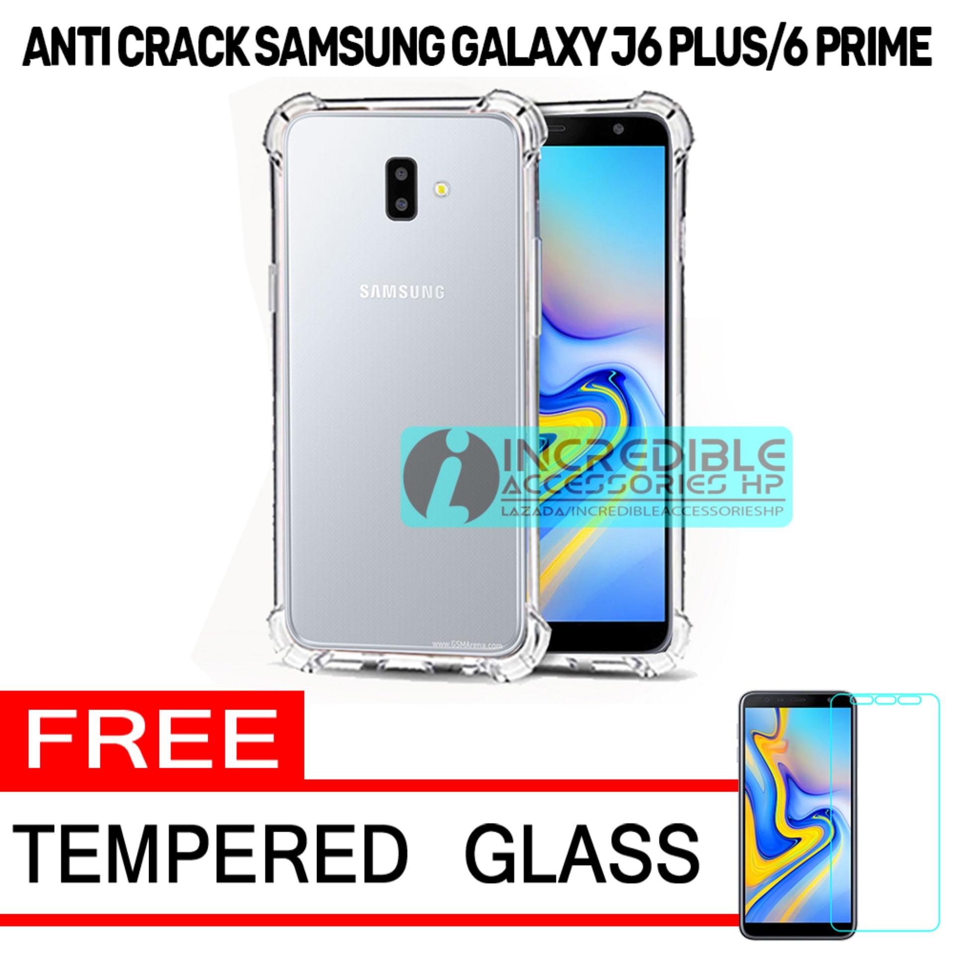 ... Aircase - Putih Transparant + Free Powerbank. Source · Anti Crack for Samsung Galaxy J6 Plus / J6 Prime Softcase Elegant Anti Shock Jelly Case