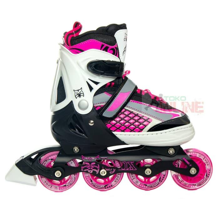 PROMO Sepatu Roda LYNX R55 Pink/Black Recreational Inline Skate