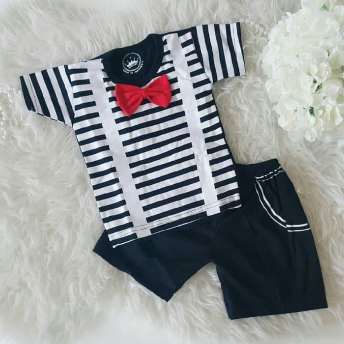 Zebra Tie - Setelan Baju Bayi Lucu