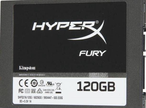 PALING LARIS - SSD - KINGSTON - HYPERX FURY SSD 120GB SHFS37A/120G