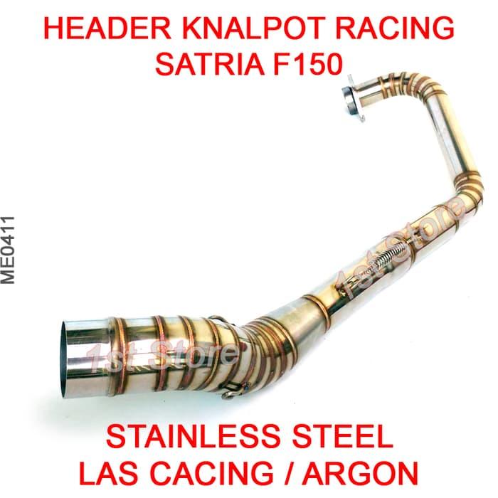 ORIGINAL Header Pipa Knalpot Racing Satria FU F150 FI Stainless Leheran Leher TERSEDIA Knalpot racing/Knalpot proliner/Knalpot vixion/Knalpot beat/Knalpot rx king/Knalpot mobil/Knalpot satria fu/Knalpot tsukigi/Knalpot racing beat/Knalpot rcb