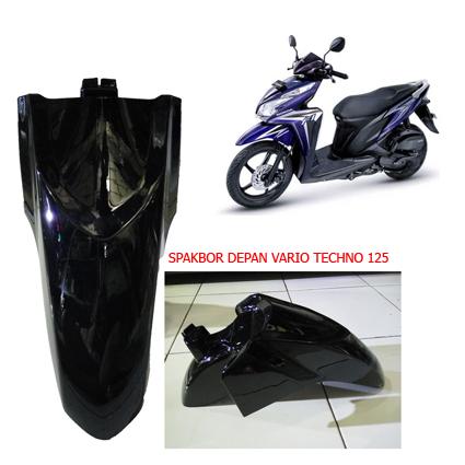 Spakbor Depan Motor VARIO TECHNO 125 Th 2012 - 2015 Hitam