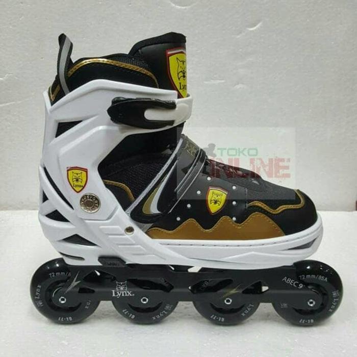 PROMO Sepatu Roda LYNX SC70 Recreational Inline Skate - Black Gold