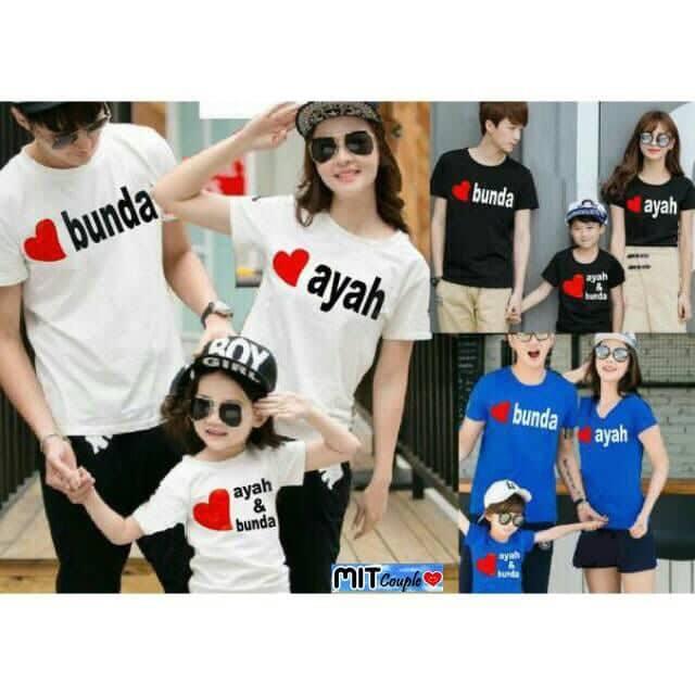 SUNSHINE COUPLE-BAJU KELUARGA KAOS COUPLE FAMILY AYAH&BUNDA 1 ANAK LENGAN PENDEK (HARGA SUDAH DAPAT 3 BAJU)-ADA 3 WARNA>KAOS COUPLE>BAJU COUPLE>BAJU KELUARGA>COUPLE MURMER>BAJU KEMBARAN