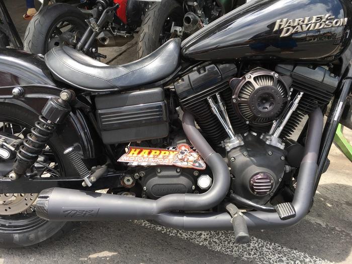 Knalpot Two Brothers USA Black Carbon FS Harley Davidso