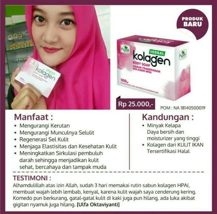 SABUN KOLAGEN HPAI TRANSPARAN