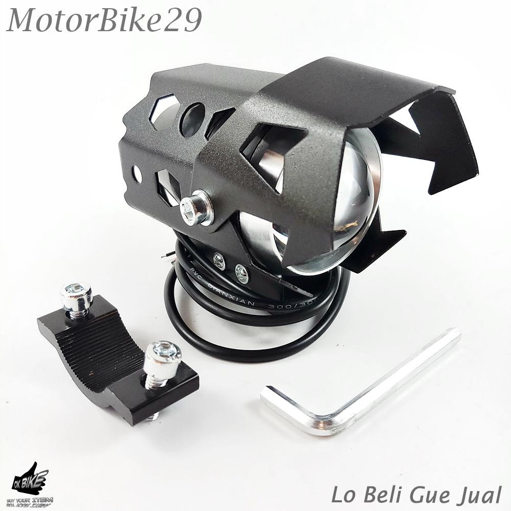 Lampu Tembak Sorot LED Transformer Wolverine Cree Projie U9 2 Sinar Universal Motor
