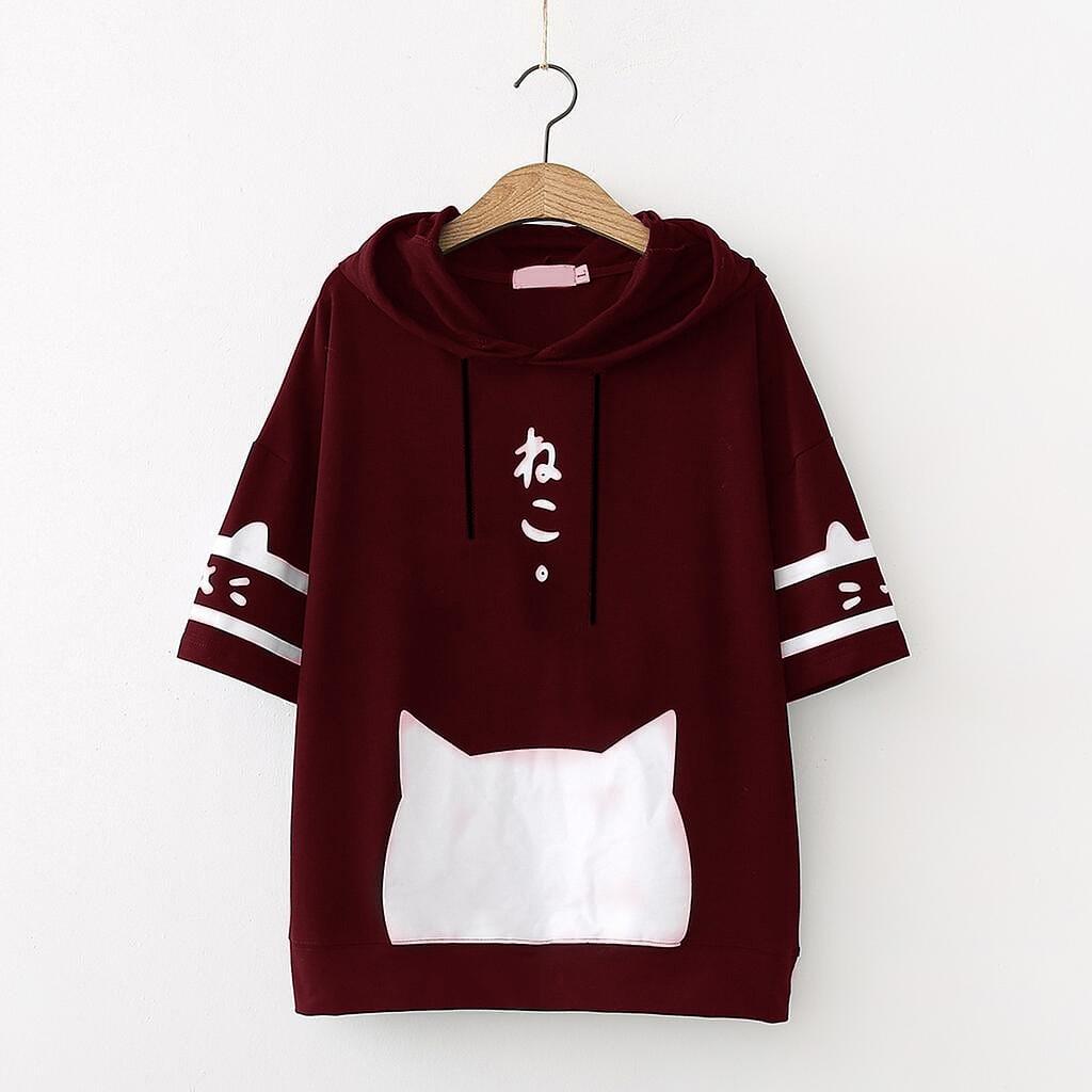 HRV Shop Blouse Wanita Hodie Cat Marry / Blouse Cewek / Baju Jalan / Atasan Wanita