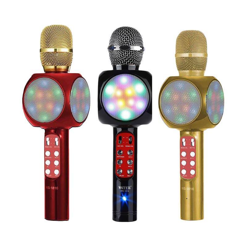 Mic Smule WSTER WS 1816 Handheld Ktv Wireless Microphone Hifi Speaker