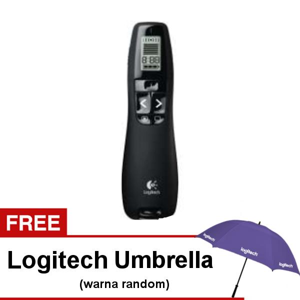 Logitech R800 Professional Wireless Presenter - FREE Umbrella