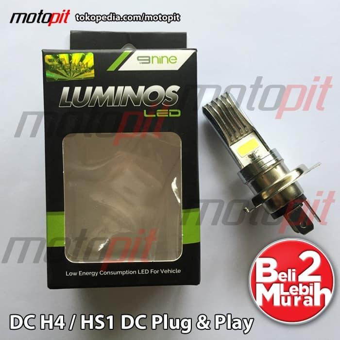 PROMO LUMINOS LED H4 / HS1 Lampu utama motor Vixion Scoopy FI R15 MX King lampu motor lampu projie Lampu Tembak Motor Lampu Depan Lampu Motor Sorot Projie Led Strobo