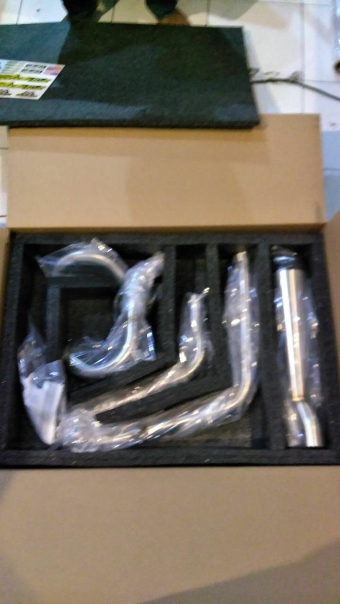 Knalpot Two Brothers Racing asli USA type 2-1 SS CF Rac