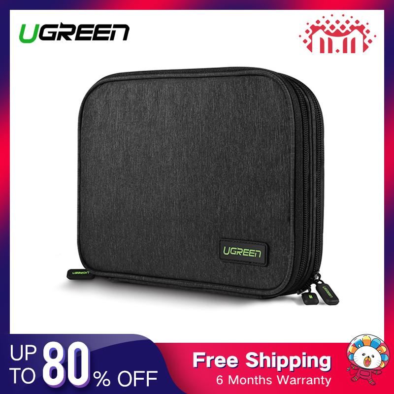 UGREEN Large Capacity External Storage for Power Bank Charger HDD SSD iPad Mini Nintend Switch Console Travel Bag Hard Disk Case