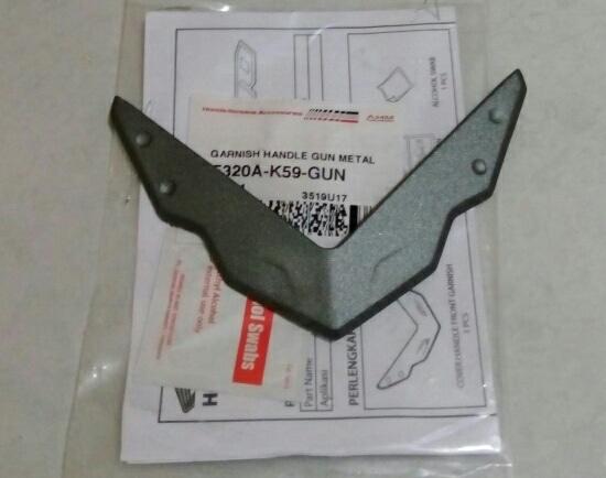 Garnish BATOK Steering METAL GUN ABU ABU Vario 125 150 LED OLD