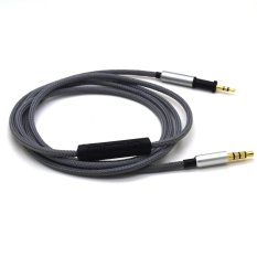 1.5m Replacement AKG K450 K451 K452 K480 Q460 Headphones Audio Cable with Remote&Mic for IOS Andriod devices - Intl
