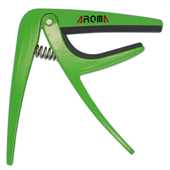 AROMA AC-01 Acoustic Guitar Capo for Acoustic Classical Guitar Lightweight Aluminum Comparable Capo - Green