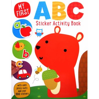 Hellopandabooks - My First ABC Sticker Activity Book with card press-outs and over 500 stickers (cover Tupai)