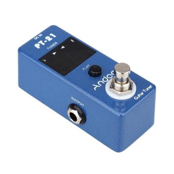 Andoer Guitar Tuner Pedal True Bypass Blue Universal Compact Professional Outdoorfree - intl