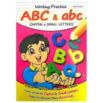 Hellopandabooks - Writing Practice ABC & abc (Capital & Small Letters) - Trace, Write, Count, Colour