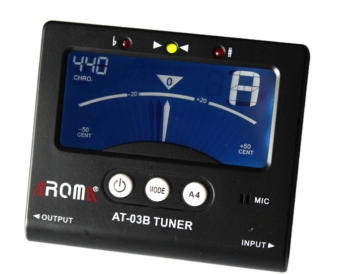 AROMA AT-03B Chromatic Tuner and Guitar Chords Table