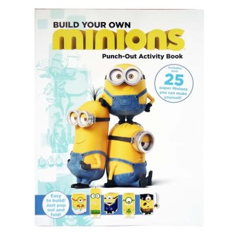 Genius Buku Anak Genius Build Your Own Minions Punch-Out Activity Book Include Over 25 Paper Minions You Can Make Yourself
