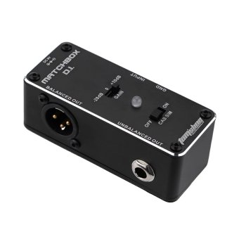AROMA AMX-3 MATCHBOX D.I. Transfer Guitar or Bass Signal Directly to Audio System Mini Analogue Effect Pedal