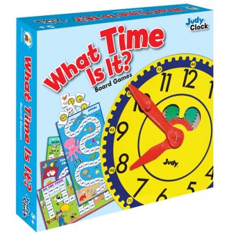 Genius Buku Anak Genius What Time Is It? Judy Clock Board Games - Pukul Berapa Ini? Permainan Papan Tentang Jam