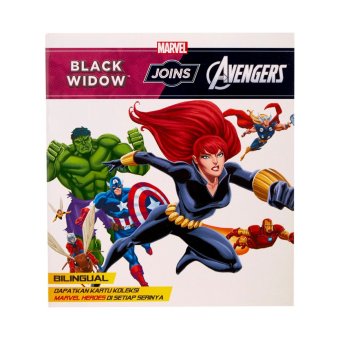 Marvel Story Book Black Widow Joins Avengers