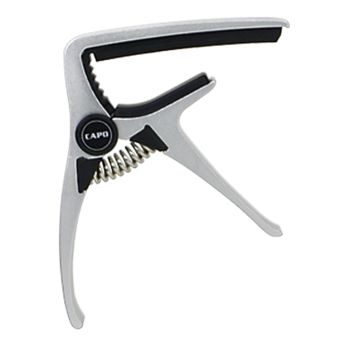 AROMA AC-20 Acoustic Guitar Capo for Acoustic Classical Guitar Lightweight Aluminum Comparable Capo - Silver