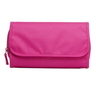 Lynx Tas Kosmetik - Toiletries Storage - Portable Hanging Organizer Bag - Pink