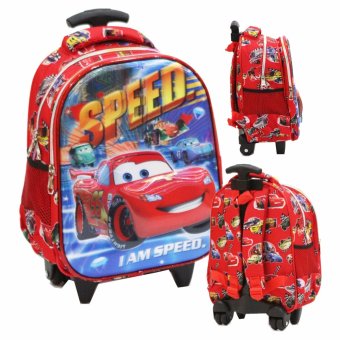 onlan trolley anak sekolah tk motif cars mcqueen 5d timbul glow unik import merah lazada onlan trolley anak sekolah tk motif cars mcqueen 5d timbul glow unik import merah lazada