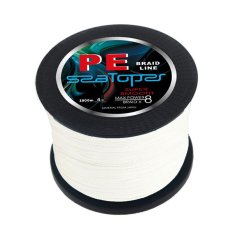 1000M 80LB 0.50mm Multifilament PE Braided Fishing Line 8 Strands Super Strong Braid Fish Line (White)