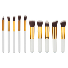 10Pcs Mini Cosmetic Makeup Tool Brushes Set Powder Eyeshadow Blush Brush Cosmetics Kit - Intl