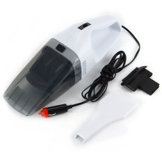 12V Mini Wet and Dry Handheld Portable Car Vacuum Cleaner with Super Suction White - Intl