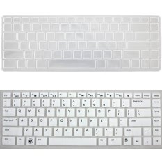 14 inch Keyboard Protective Film for Dell Suitable Models 14R 5437 n4050 n4110 m411r m421r 4516 Keyboard Sticker Case (Clear and White) (Intl)