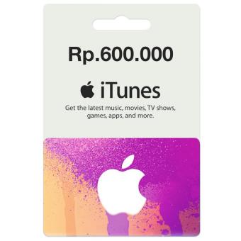 Apple iTunes Gift Card Region Indonesia Rp. 600.000