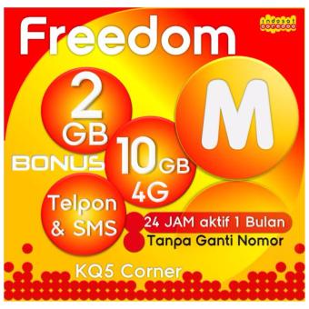 PAKET DATA 12GB + Free TELPON&SMS FREEDOM COMBO M