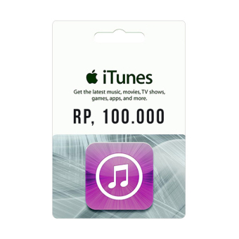 iTunes Gift Card Indonesia Rp. 100.000