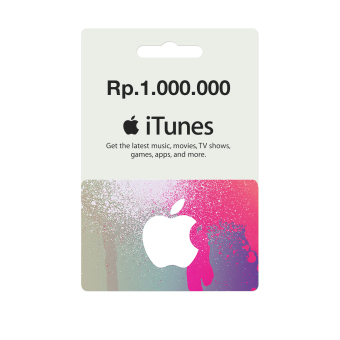 Apple iTunes Gift Card Region Indonesia - 1.000.000