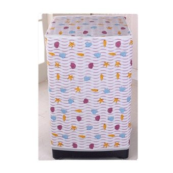 Sarung Mesin Cuci Cover 2 Tabung Kuning Bunga Buka Atas Anti Air Source · Harga Sakura Cover Mesin Cuci Buka Depan Motif Kerang Laut