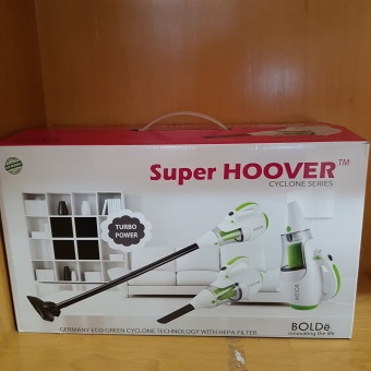 Bolde Super Hoover Vacuum Cleaner- Alat Penyedot Vacum Vakum Debu Abu - Putih Hijau