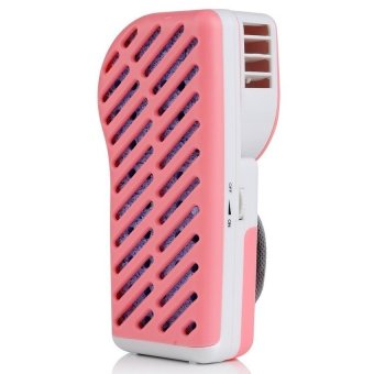 Mini Handheld Mini Portable Air Conditioner USB Fan - Pink