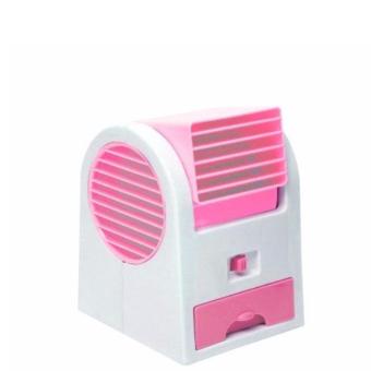 Fragrance Fan USB Mini Fan USB Kipas Angin Aromaterapi Parfum AC mini AC Portable Pendingin Ruangan Pengharum Ruangan AC Pendingin Kipas Duduk - Pink