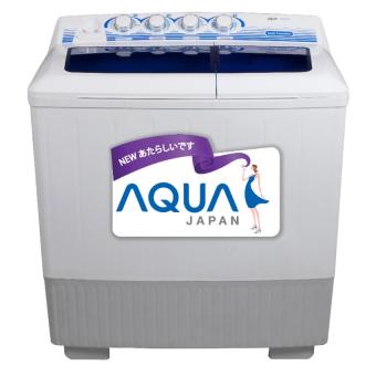 Aqua (Sanyo) QW-1280XT Mesin Cuci Twin Tub 12Kg - Khusus JABODETABEK