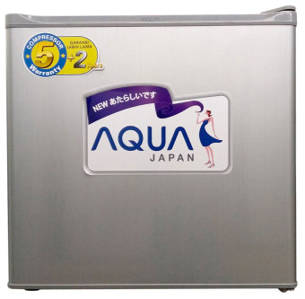 Aqua - Portable Refrigerator - AQRD50F S - 50L - Silver - Khusus Jadetabek