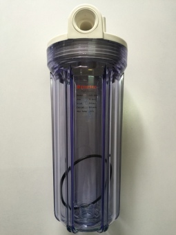 Nano Filter Housing Clear 10'' 3/4 Nano